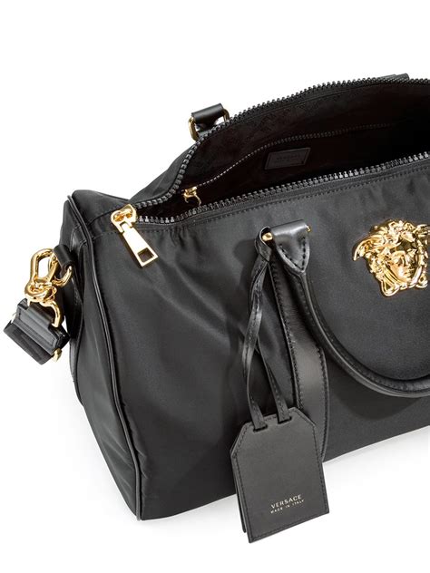 black versace duffle bag|Versace crossbody bag men's.